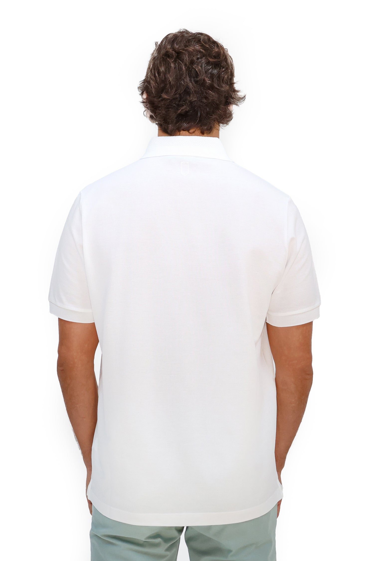 CANALI | 3-Button Polo | White