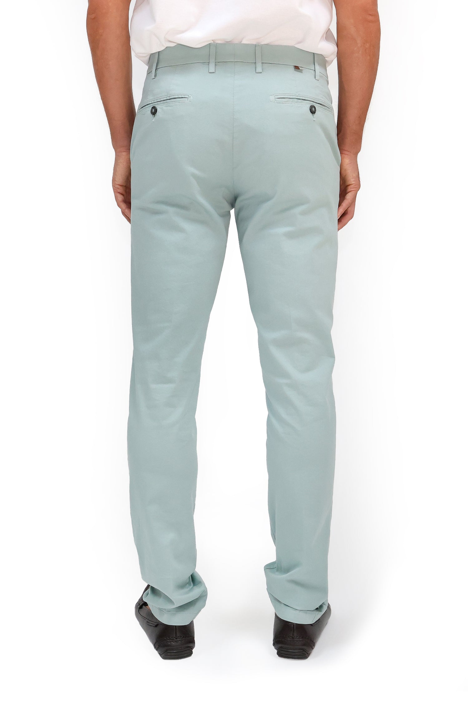 CANALI | Slim Leg Stretch Chino | Mint Green