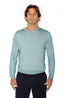 CANALI | Exclusive Wool-Silk Crew Neck Knit | Sea Foam