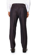CANALI | Two-Tone 1 Pleat Trousers | Dark Brown