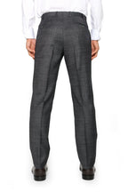 CANALI | Two-Tone 1 Pleat Trousers | Dark Grey