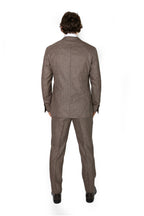 CANALI | Houndstooth Suit | Dark Brown