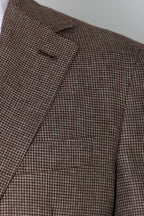 CANALI | Houndstooth Suit | Dark Brown