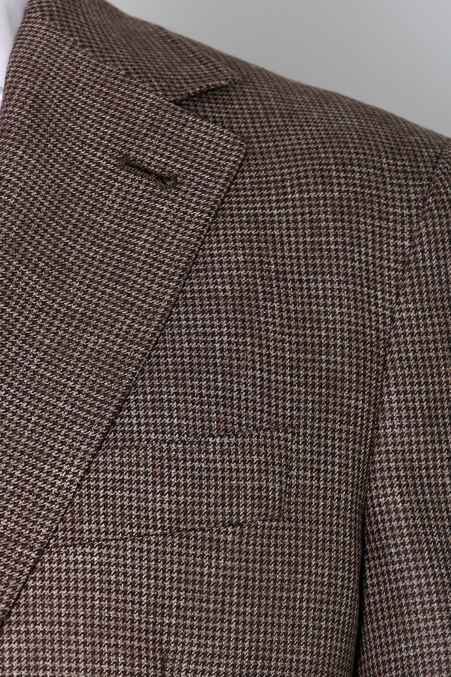 CANALI | Houndstooth Suit | Dark Brown
