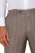 CANALI | Double Breast Suit | Brown