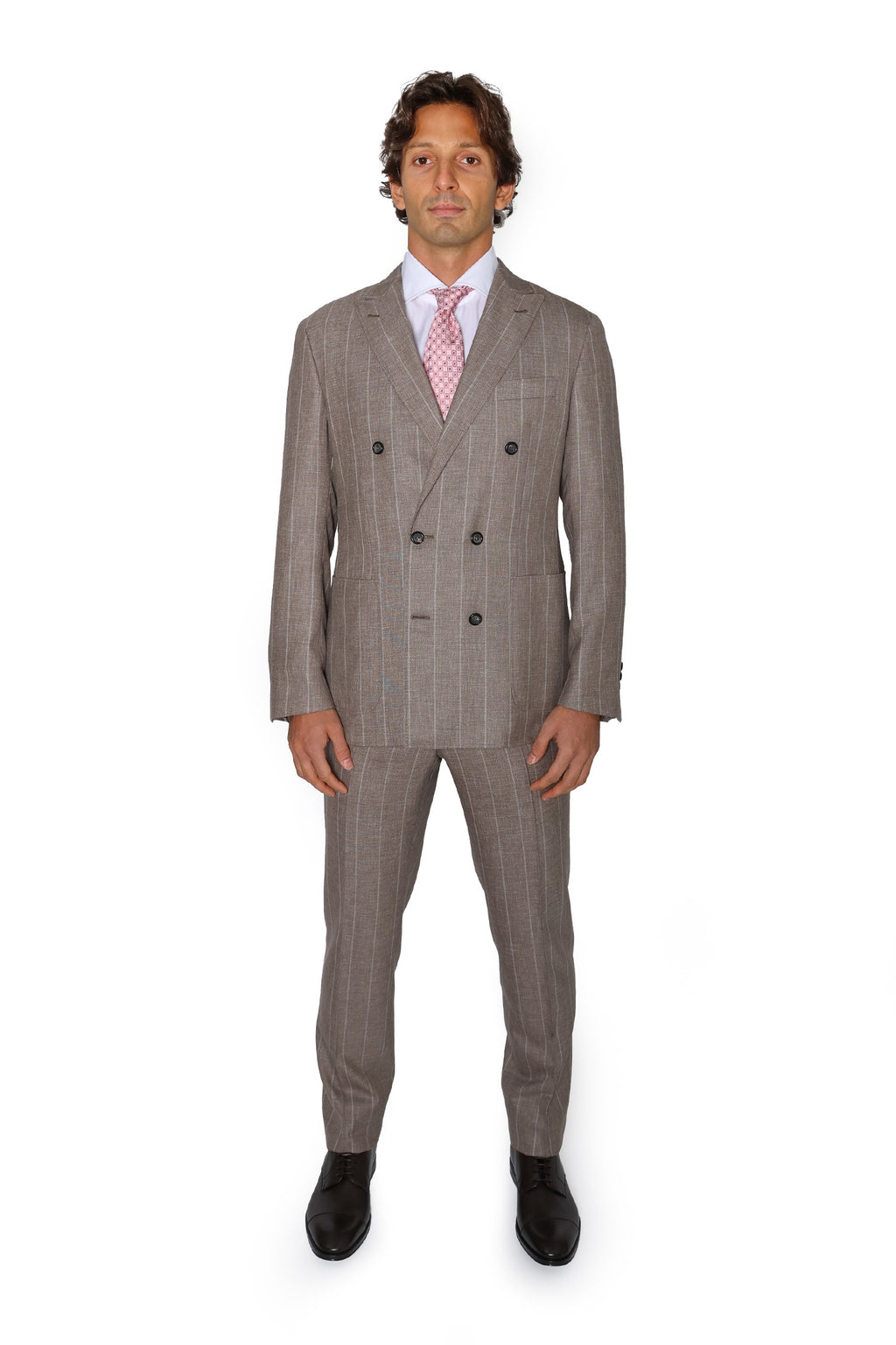 CANALI | Double Breast Suit | Brown