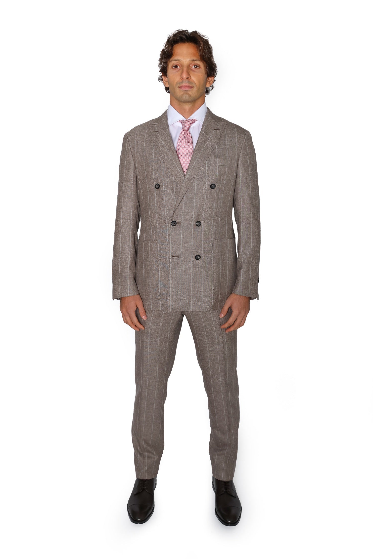 CANALI | Double Breast Suit | Brown