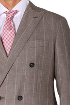 CANALI | Double Breast Suit | Brown