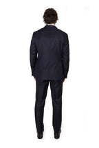 CANALI | Choc-Pinstripe Suit | Dark Navy