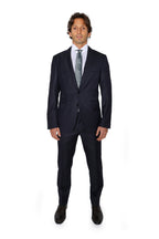 CANALI | Choc-Pinstripe Suit | Dark Navy