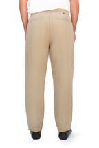 CANALI | Linen & Silk Drawstring Trousers | Taupe