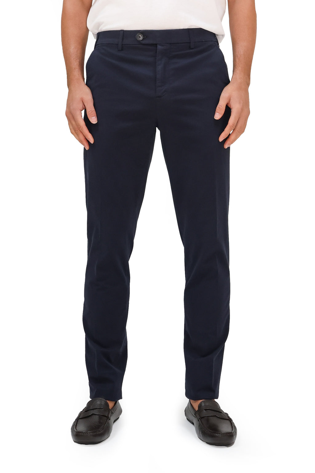 CANALI | Slim Leg Stretch Chino | Navy