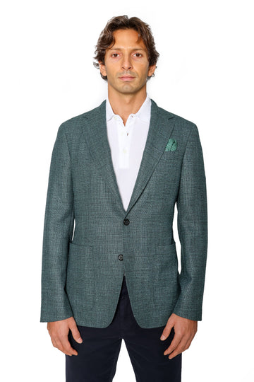 CANALI Green Textured Jacket