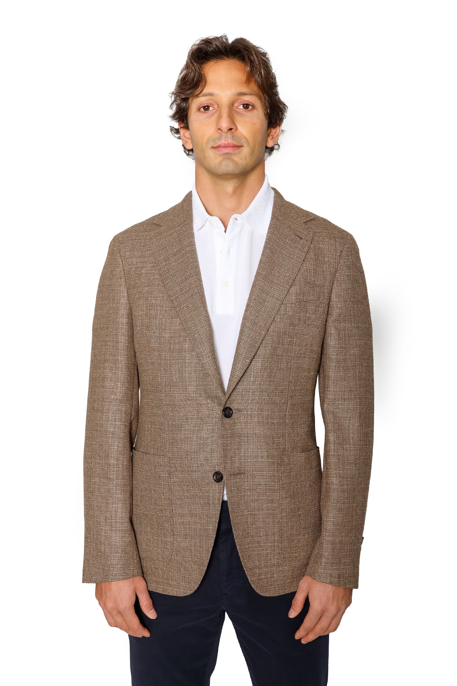CANALI | Textured Jacket | Brown