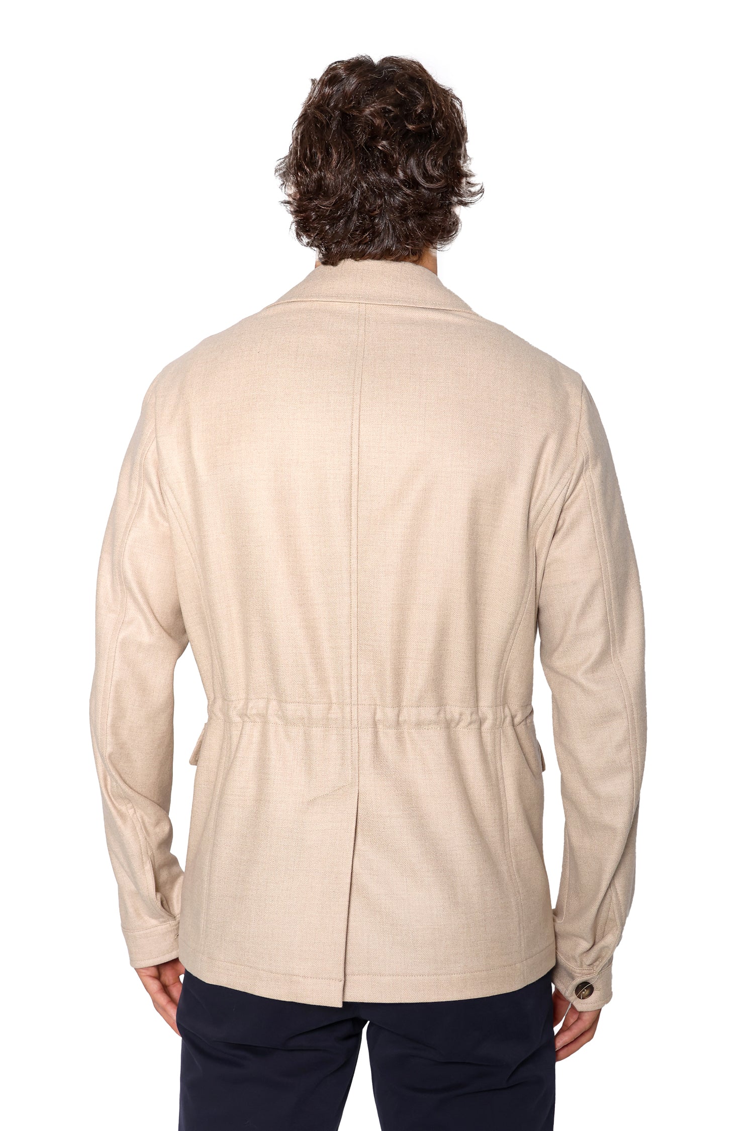 CANALI | Cashmere Safari Jacket | Beige