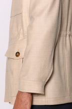 CANALI | Cashmere Safari Jacket | Beige