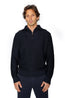 CANALI | Zipped Collar Knit | Dark Navy