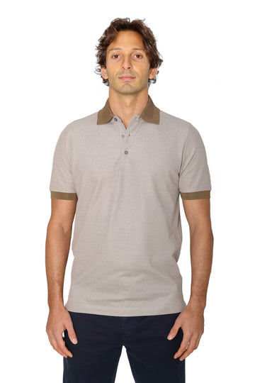 CANALI Brown 3-Button Polo
