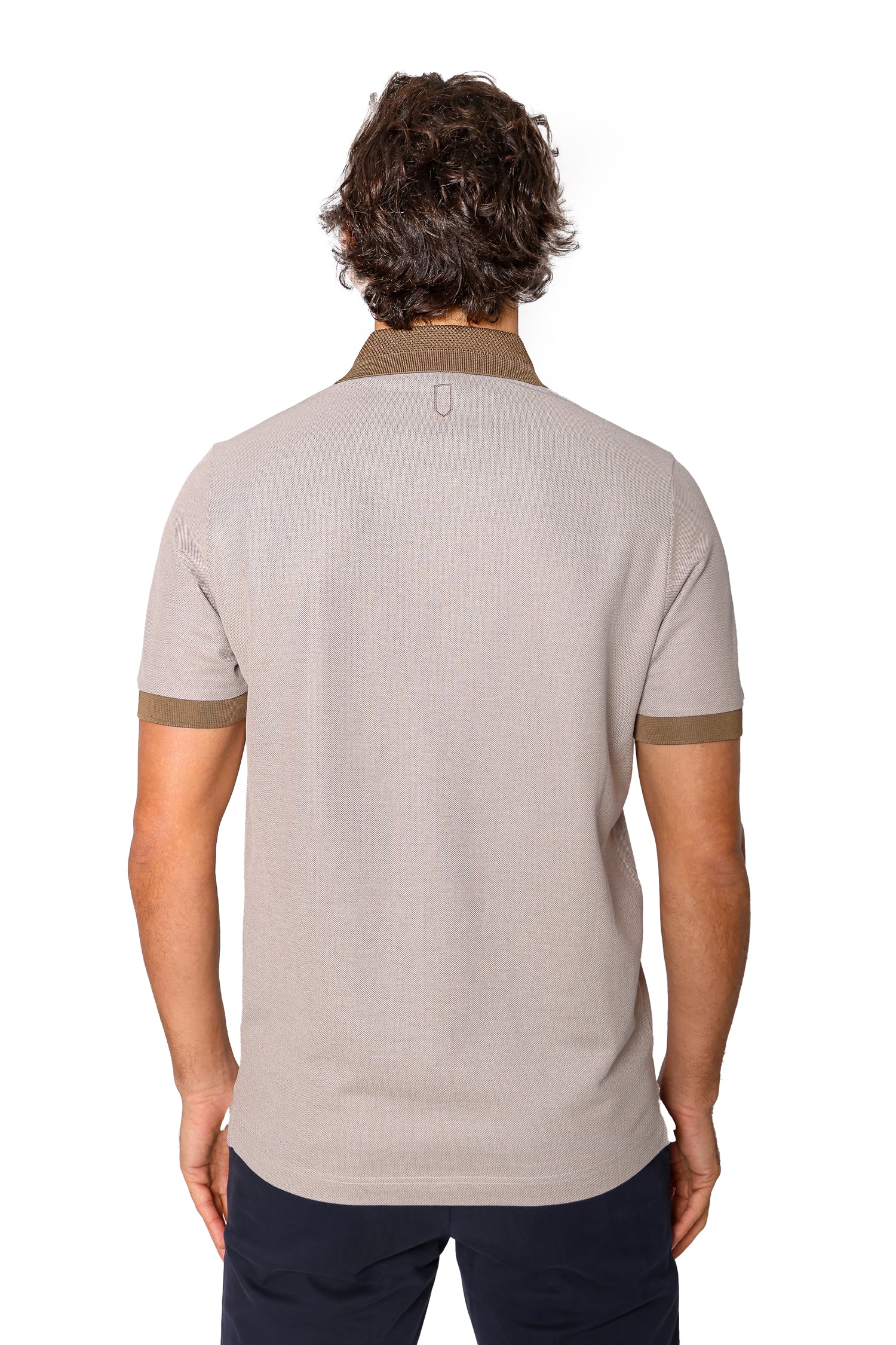 CANALI | 3-Button Polo | Brown
