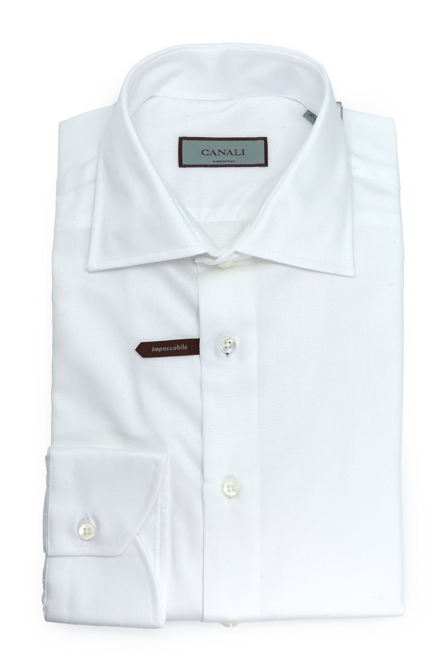 CANALI | Regular Fit Twill Shirt | White