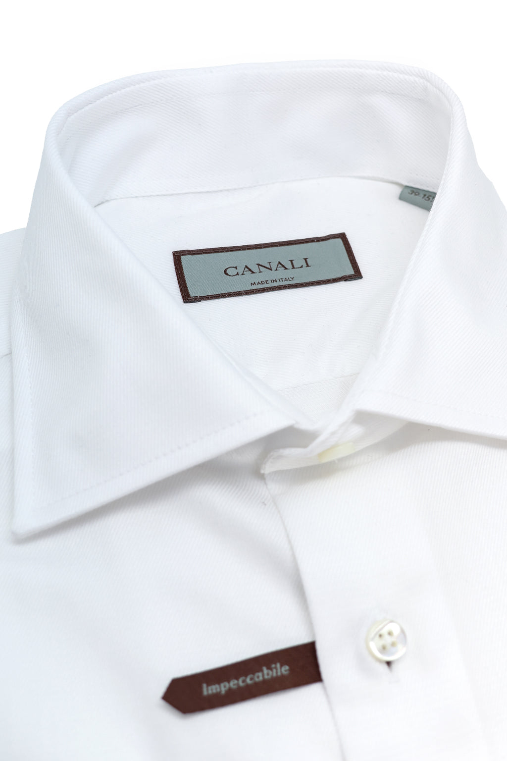 CANALI | Regular Fit Twill Shirt | White