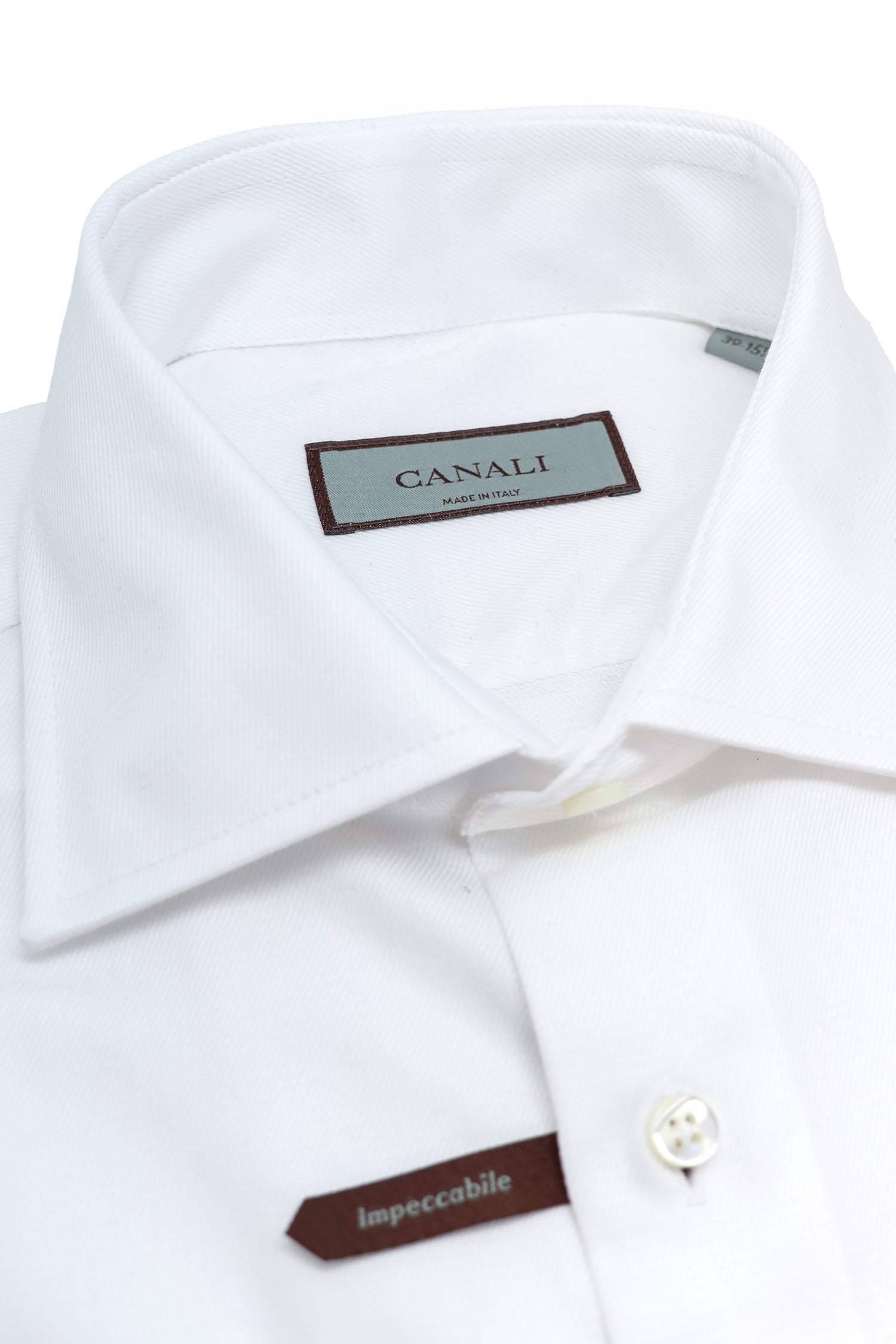 CANALI | Regular Fit Twill Shirt | White
