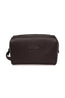 BRIONI | Leather Washbag | Dark Brown