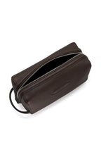 BRIONI | Leather Washbag | Dark Brown