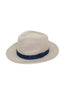 TESI | Linen Fedora | Blue & Beige