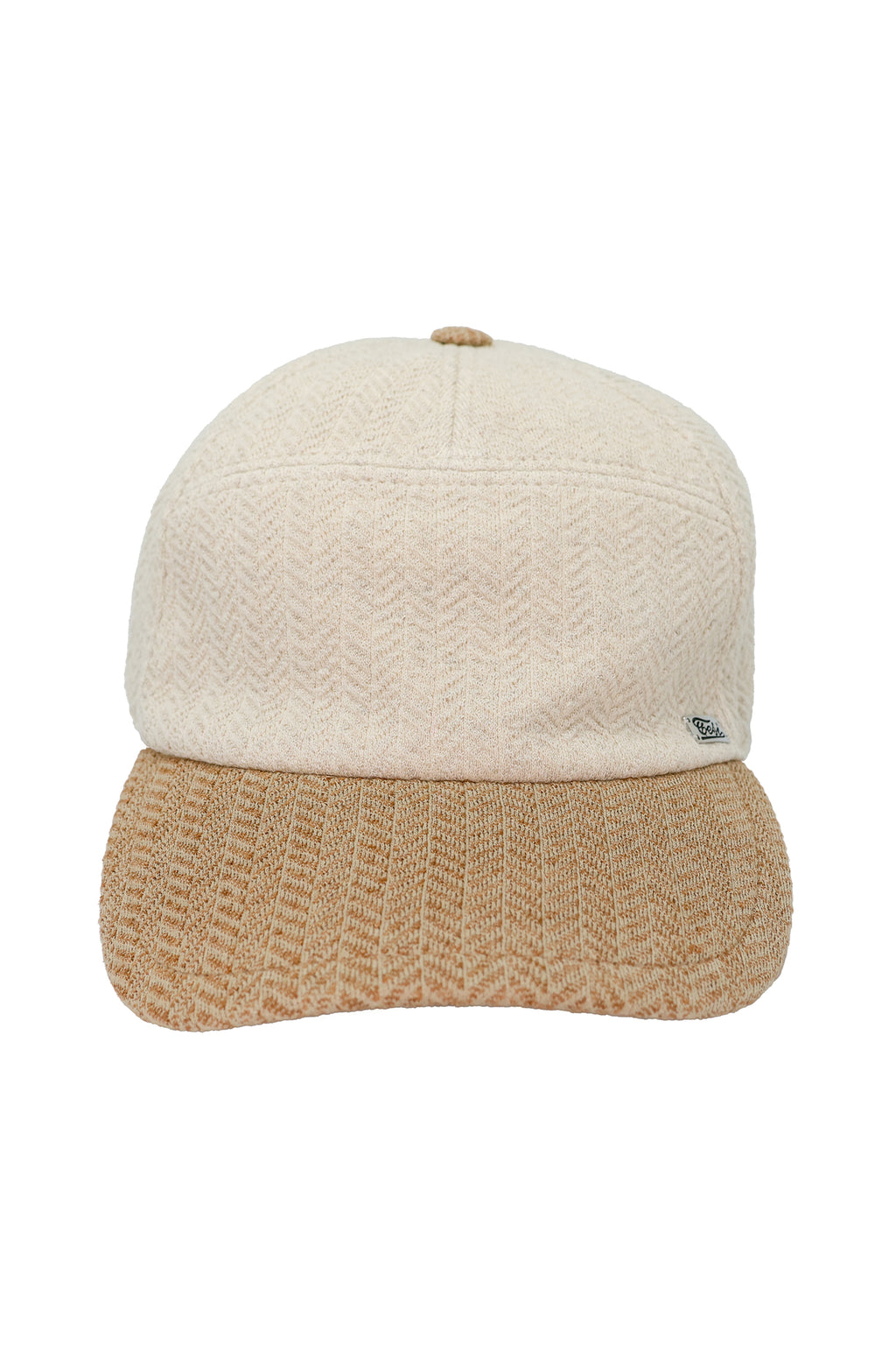 TESI | Herringbone Cap | Beige & Tan