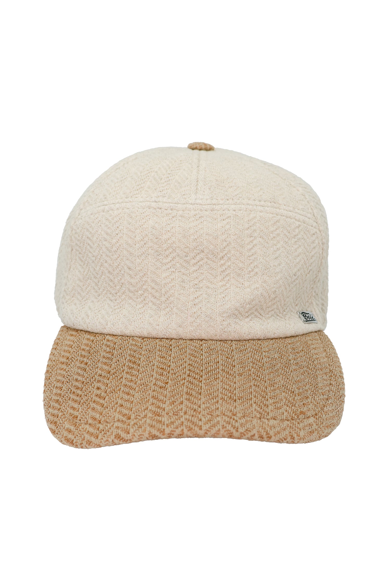 TESI | Herringbone Cap | Beige & Tan
