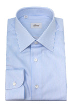 BRIONI | Clark Striped Shirt | Grey & White