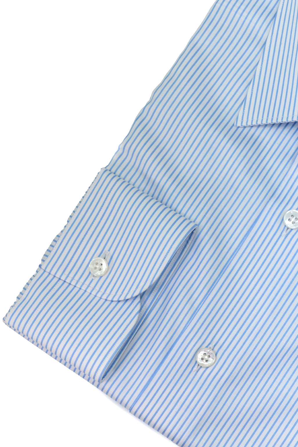 BRIONI | Clark Striped Shirt | Grey & White