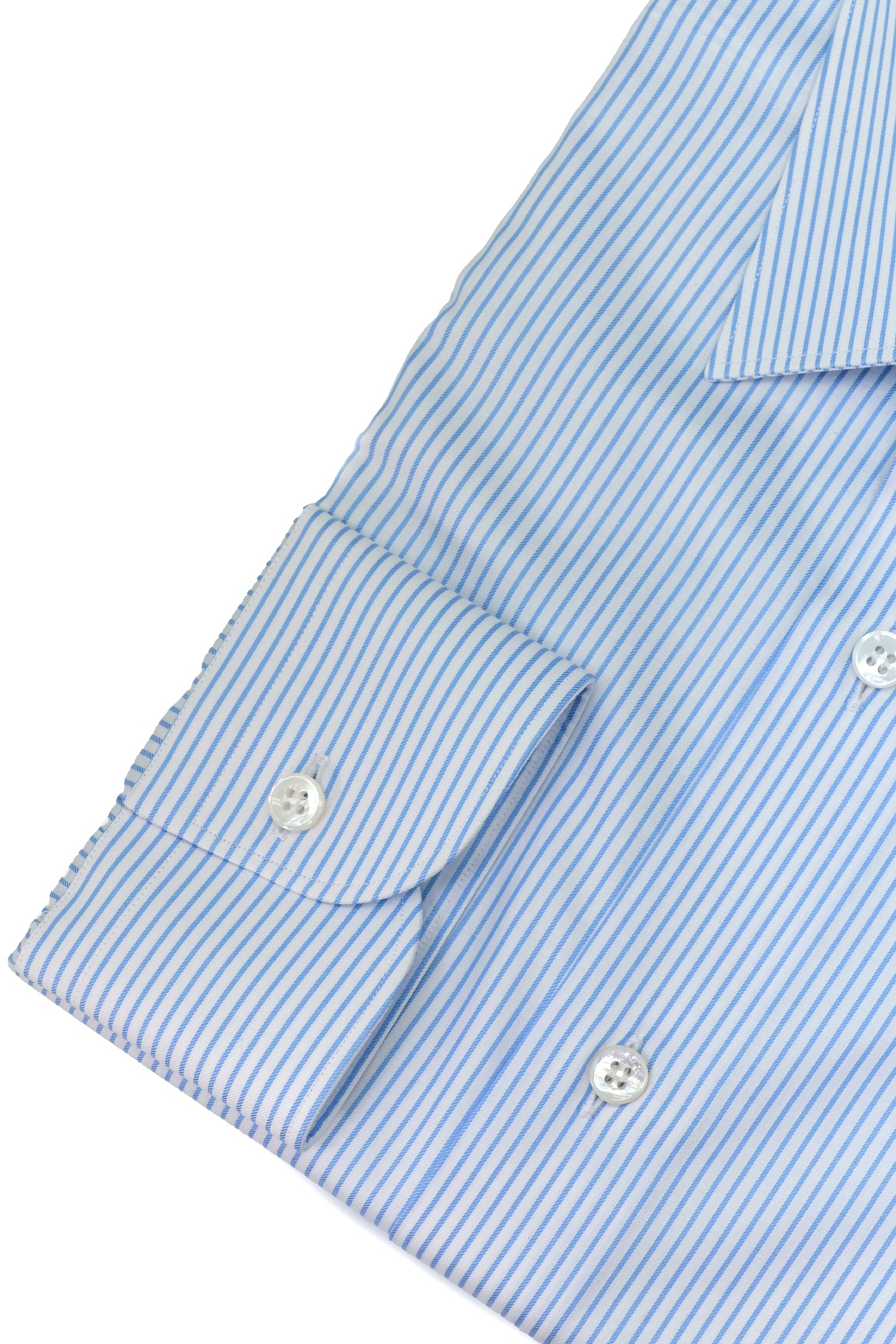 BRIONI | Clark Striped Shirt | Grey & White
