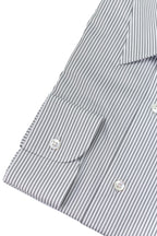 BRIONI | Clark Striped Shirt | Grey & White