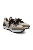 BRIONI | Elasticated Sneaker Leather Trims | Beige & Khaki