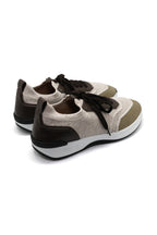 BRIONI | Elasticated Sneaker Leather Trims | Beige & Khaki