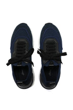 BRIONI | Elasticated Sneaker Leather Trims | Navy