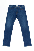 JACOB COHEN | Bard Jeans Spotty Patch | Mid-Blue Denim