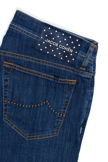 JACOB COHEN | Bard Jeans Spotty Patch | Dark Denim