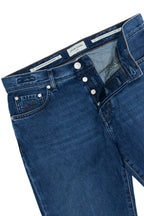 JACOB COHEN | Edo Regular Straight Jeans | Mid-Blue Denim