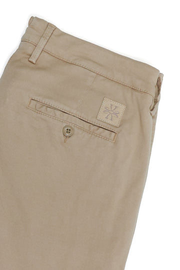 JACOB COHEN | Bobby Twill Cotton Trousers | Taupe