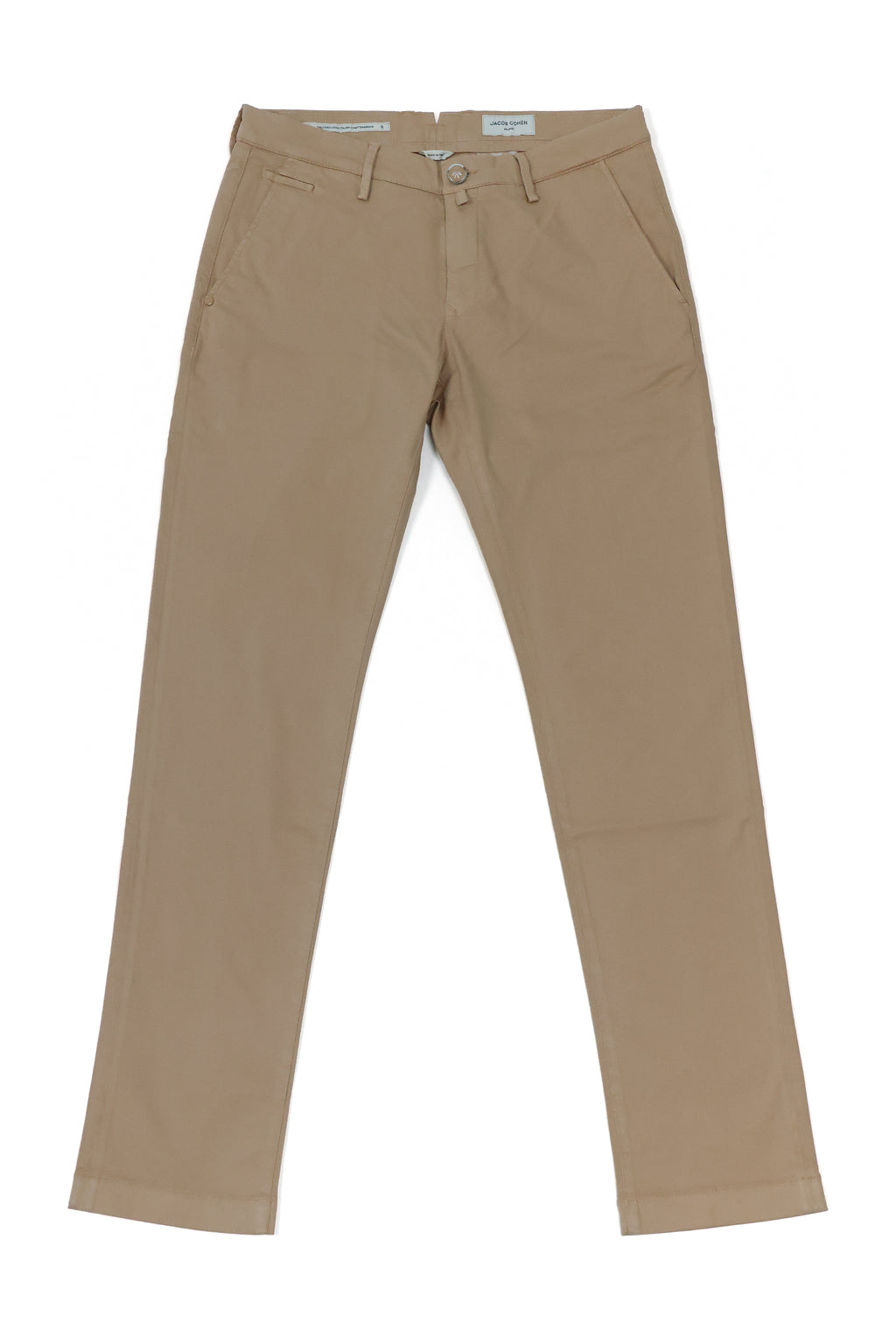JACOB COHEN | Bobby Twill Cotton Trousers | Taupe