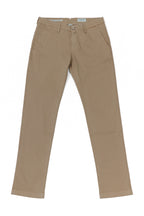 JACOB COHEN | Bobby Twill Cotton Trousers | Taupe