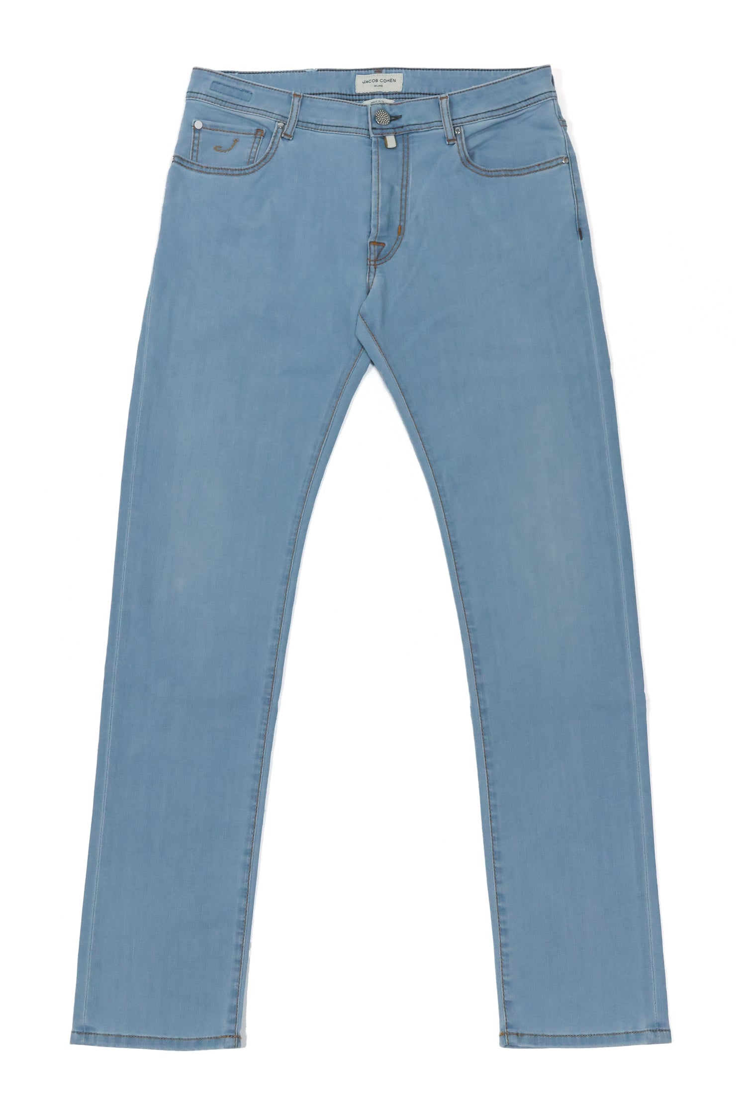 JACOB COHEN | Bard Jeans Spotty Patch | Pale Denim