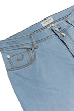 JACOB COHEN | Bard Jeans Spotty Patch | Pale Denim