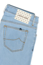 JACOB COHEN | Bard Jeans Spotty Patch | Pale Denim