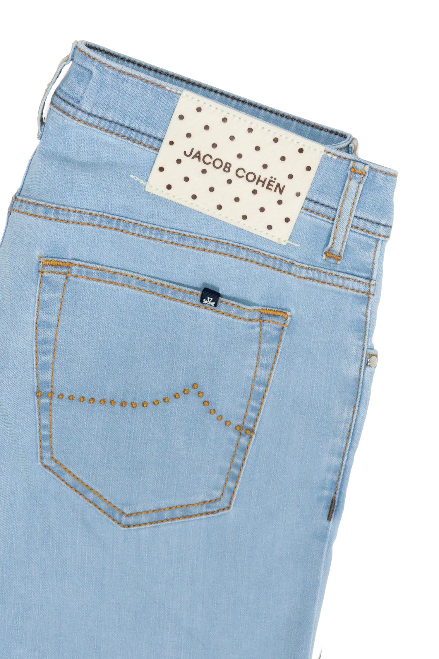 JACOB COHEN | Bard Jeans Spotty Patch | Pale Denim