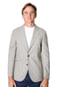 TOMBOLINI | Zero-Gravity Check Jacket | Coffee & Cream