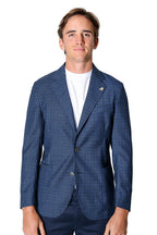 TOMBOLINI | Zero-Gravity Check Jacket | Blue & Black